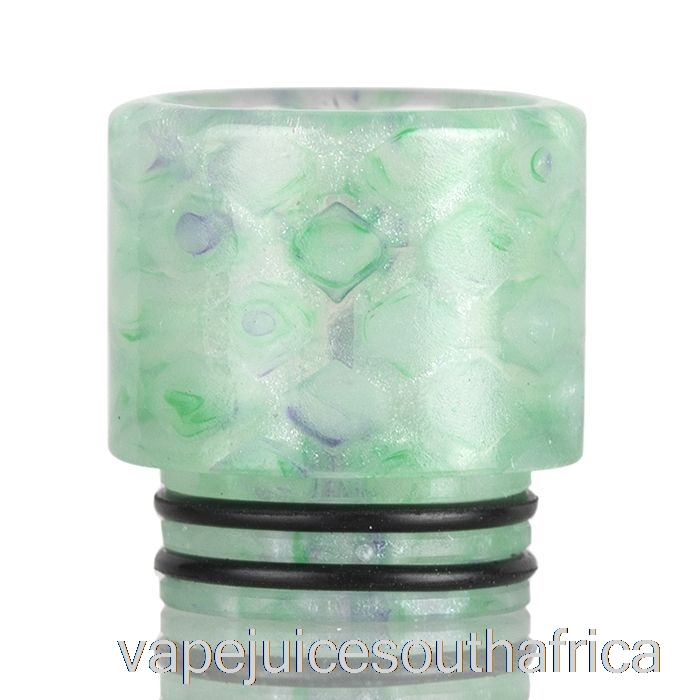 Vape Pods 810 Clear Snakeskin Resin Drip Tip Green